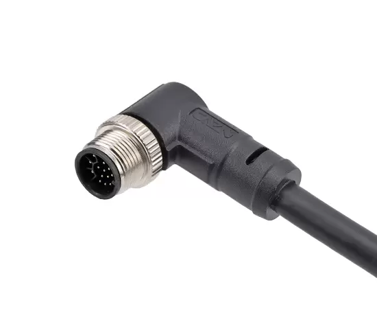M14 Angled Male Overmolded Plug