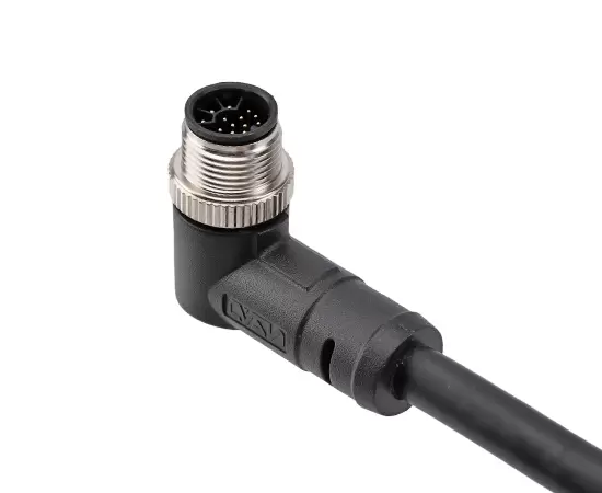 M14 Angled Male Overmolded Plug