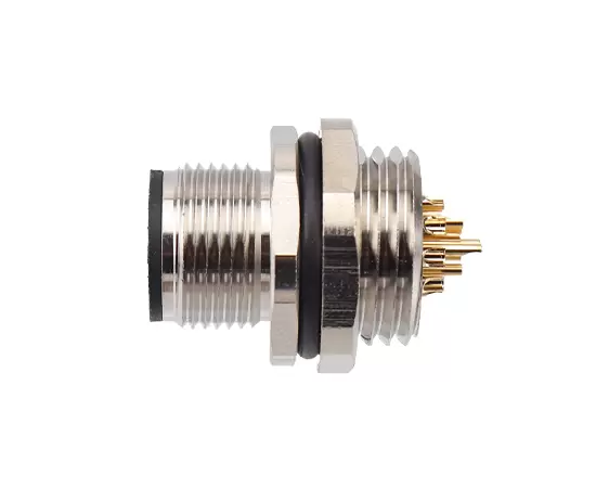 M14 Male Front Mount Socket (Solder, Screw M17x1.5)