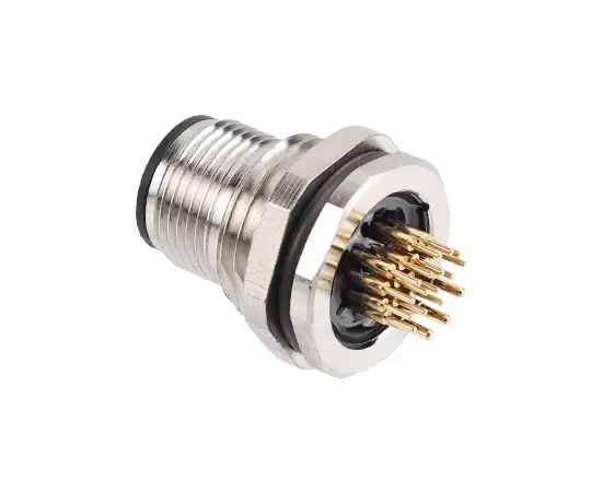 M14 Male Back Mount Socket (PCB)