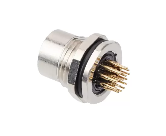 M14 Female Back Mount Socket (PCB)