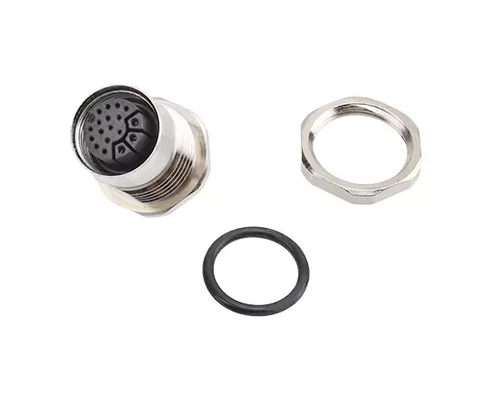 M14 Female Back Mount Socket (PCB)