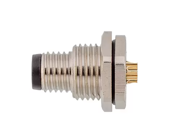 M8 Male Back Mount Socket(Solder, Screw M11*11)