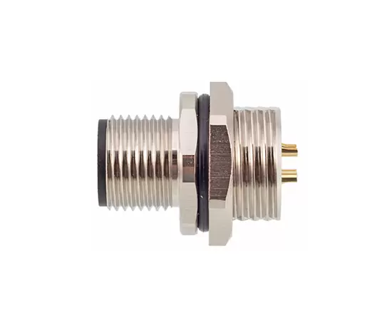 M12 Male Front Mount Socket Solder Screw M16*1.5/PG9