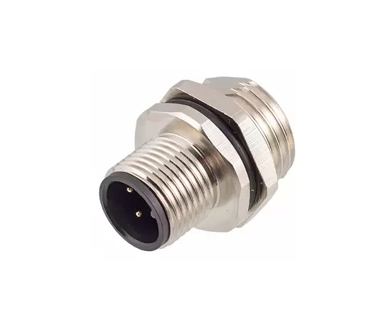 M12 Male Front Mount Socket Solder Screw M16*1.5/PG9