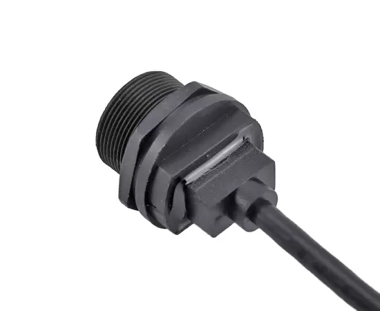 USB Female Receptacle to Male Overmolded with Cable(Threaded)