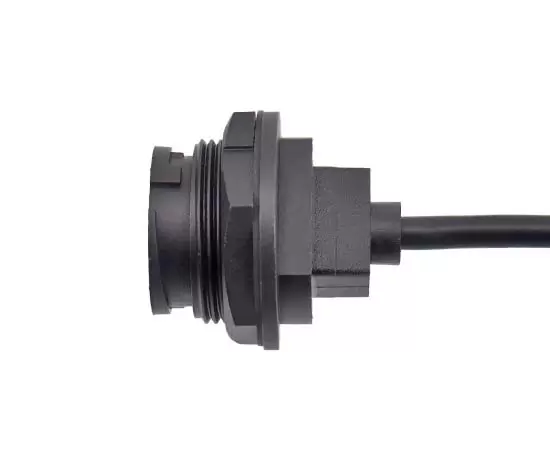 E16 EUSB Female Receptacle to Male Overmolded with Cable (Bayonet)