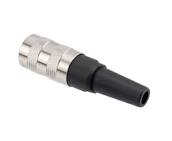 M16 Straight Female Assembled Plug (Solder, Plastic tube)