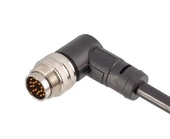M16 Angled Male Overmolded Plug