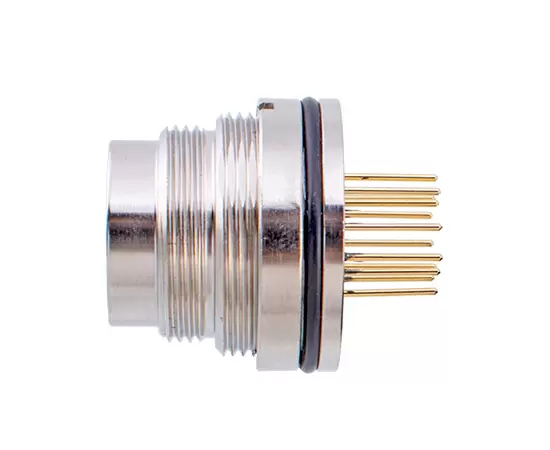 M16 Male Back Mount Socket (PCB, Screw M18*0.75)