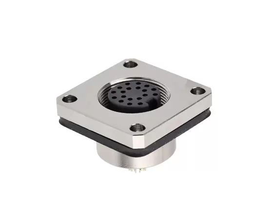 M16 Female Square Socket (Solder type, Mount Hole 20*20)
