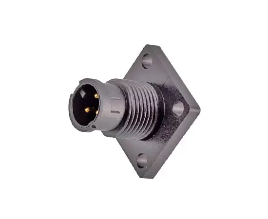 E7 Male Flange Type PCB Receptacle(Bayonet)