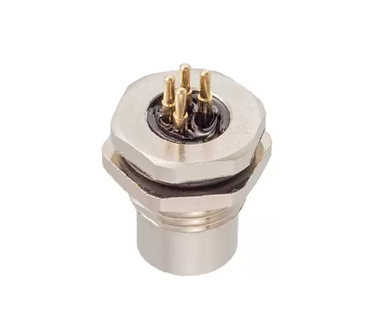 M8 Female Back Mount Socket(PCB, Screw M11*1)