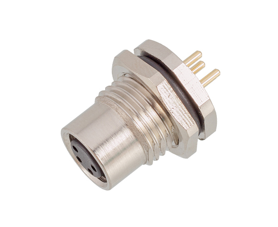 M8 Female Back Mount Socket(PCB, Screw M11*1)