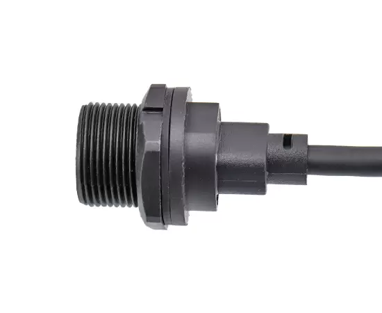TYPE-C Female Back Mount Receptacle To Male Overmolded Cable(Threaded)