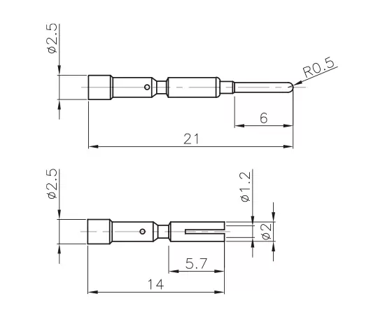 M923·Power Riveting pressure pin φ1