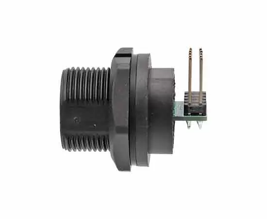 TYPE-C Female Back Mount Angled PCB Receptacle (Threaded)