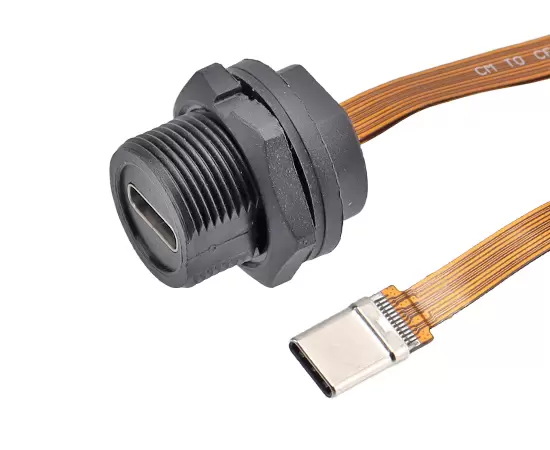 TYPE-C Female/Male FPC Flat cable 3.1 speed(Threaded)
