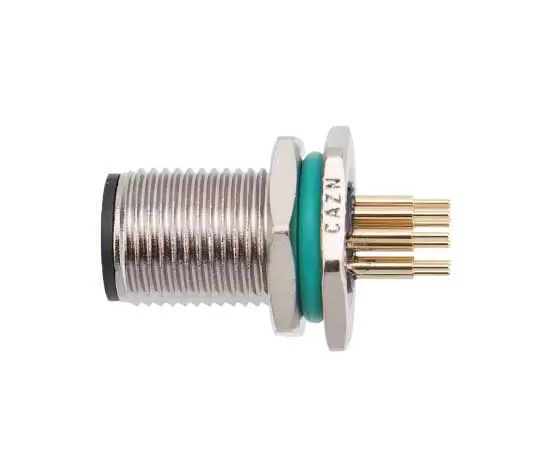 M12 Zinc alloy shell Male Back Mount Socket Screw M12*1