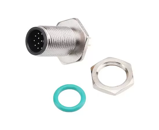 M12 Zinc alloy shell Male Back Mount Socket Screw M12*1