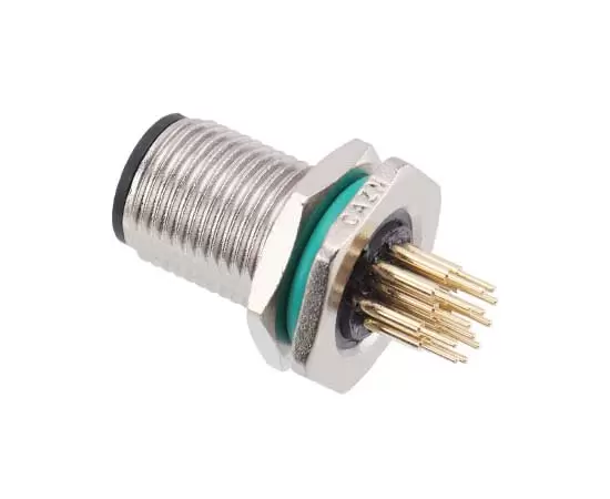 M12 Zinc alloy shell Male Back Mount Socket Screw M12*1