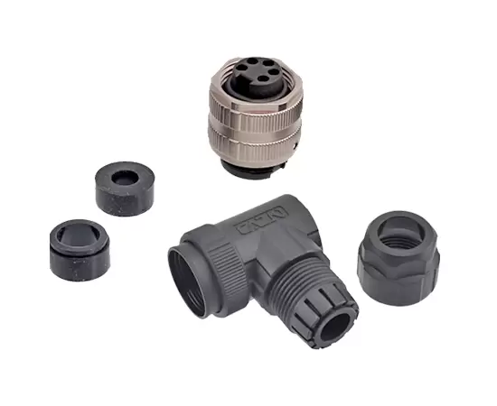 7/8 Angled Female Plastic Assembled Plug ( Screw )