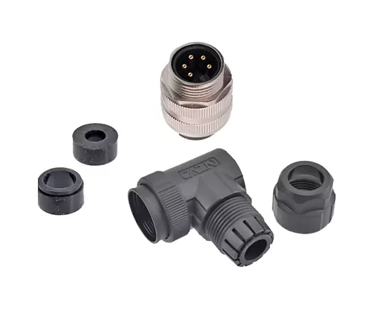 7/8 Angled Male Plastic Assembled Plug ( Screw )