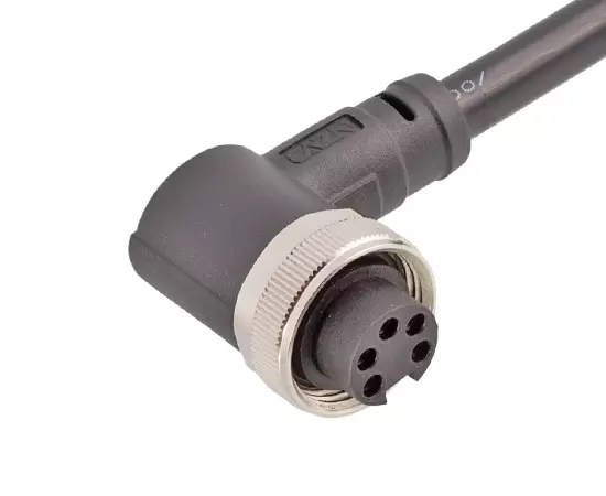 7/8 Angled Female Overmolded Plug