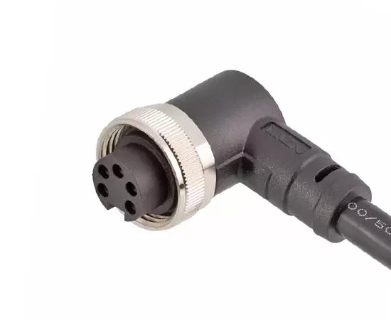 7/8 Angled Female Overmolded Plug