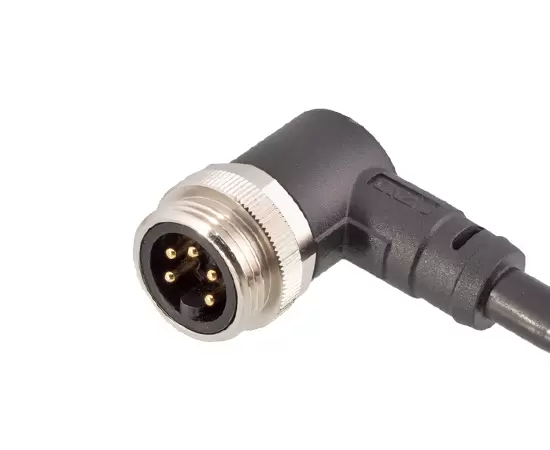 7/8 Angled Male Overmolded Plug