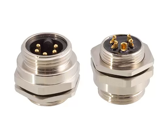 7/8 Male Front Mount Socket ( Solder, Screw PG13.5 )