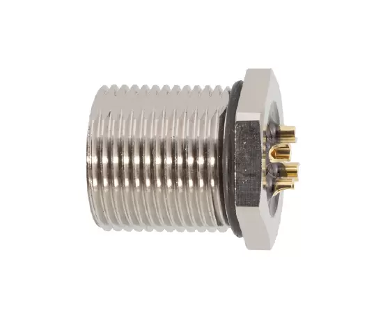 7/8 Male Back Mount Socket ( Solder, Screw 7/8-16UHF )