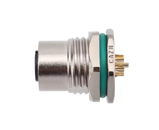 M12 Zinc alloy shell Female Back Mount Socket Solder Screw M16*1.5/PG9