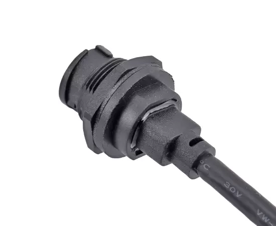 TYPE-C Female Back Mount Receptacle To USB Male Overmolded Cable(Bayonet)