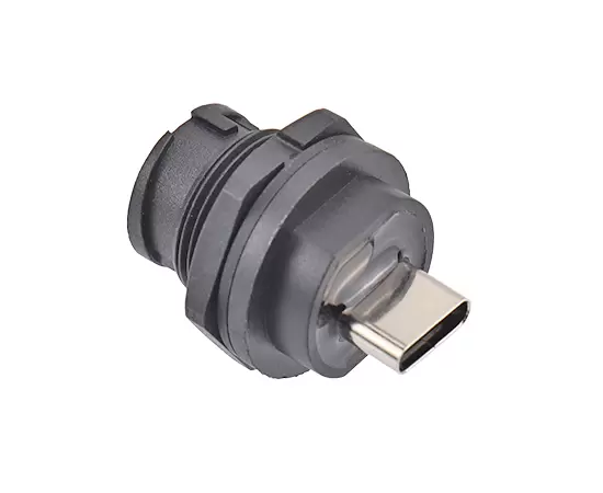 TYPE-C Female to Female Back Mount Receptacle(Bayonet)