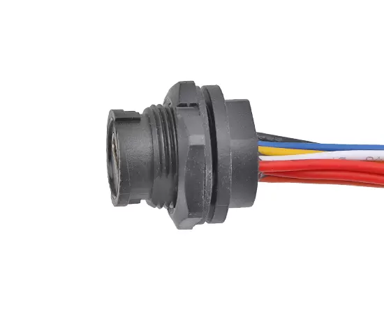 TYPE-C Female Back Mount Receptacle With Wire(Bayonet)