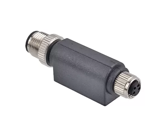 M12 I-Type Adapter (M12-M8, PS, Plastic style)