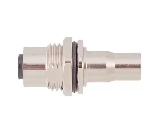 M12 Female Back Mount Socket Solder Screw M16*1.5/PG9 Shileded