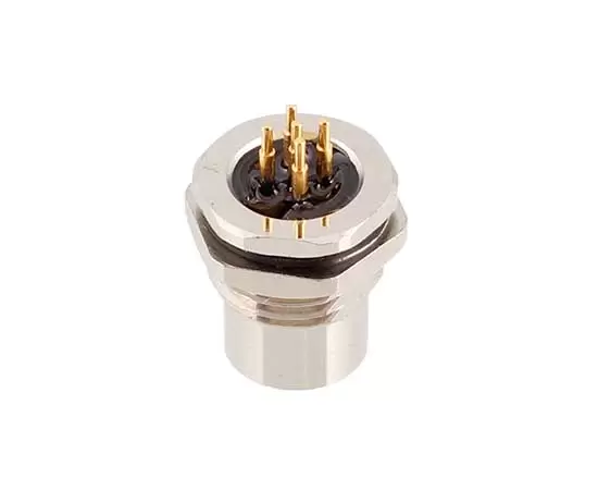 M12 Female Back Mount Socket (PCB) M16*1.5/PG9