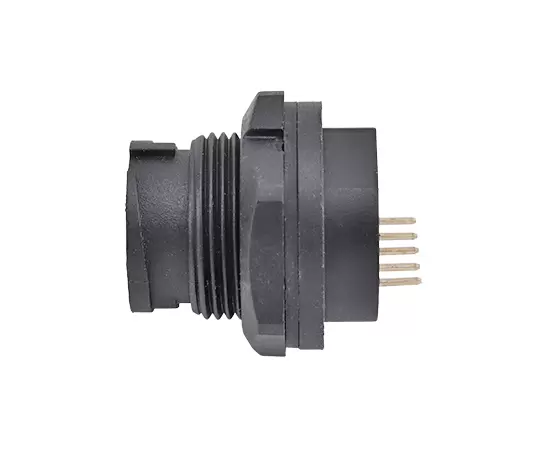 MICRO USB Female Back Mount PCB Receptacle(Bayonet)