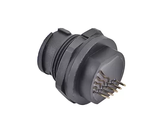 MICRO USB Female Back Mount PCB Receptacle(Bayonet)