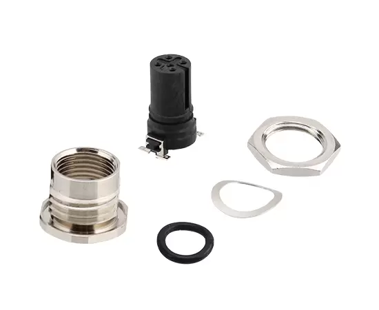 M12 Female SMD Type Socket