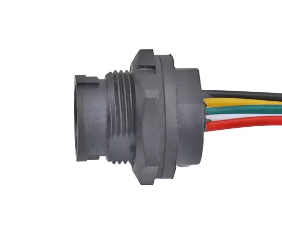 MICRO USB Female Back Mount Receptacle With Wire(Bayonet)