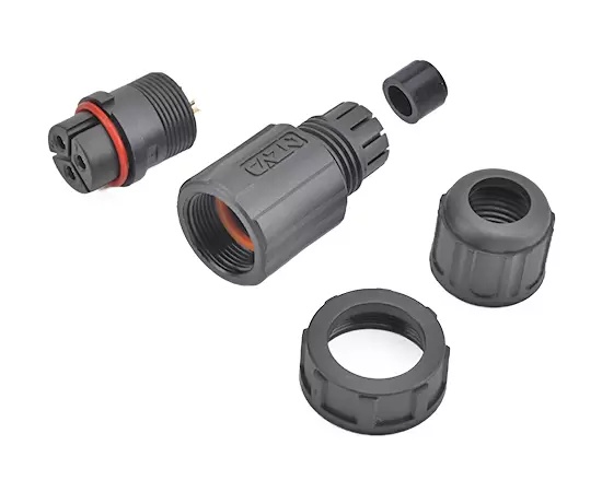 E13 Straight Female Field Installable Plug(Threaded)