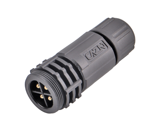 E13 Straight Male Solder Assembly Mating Plug(Threaded)