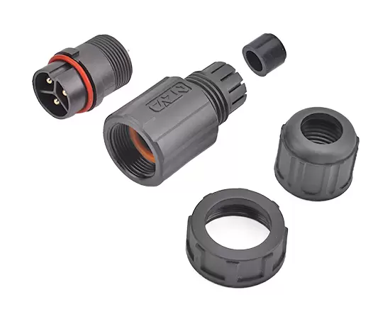 E13 Straight Male Field Installable Plug(Threaded)