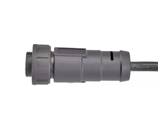 E13 Female Overmolding Straight Plug Cable (Threaded)
