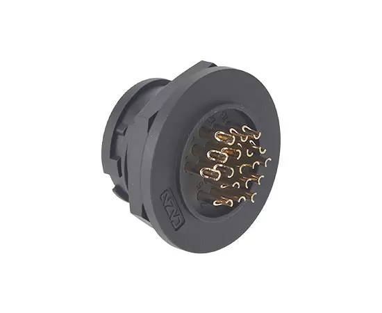 E16 Male Back Mount Solder Receptacle(Bayonet)