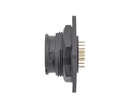 E16 Male Square PCB Receptacle(Bayonet)