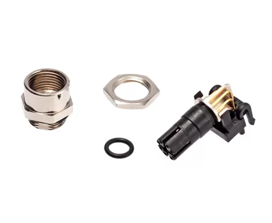 M12 Right angle Female Socket (Data type，PCB)